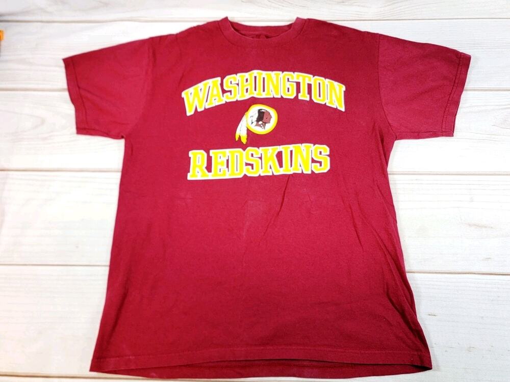 Washington Redskins T-Shirt NFL Team Apparel Commanders Maroon Tee Size Med